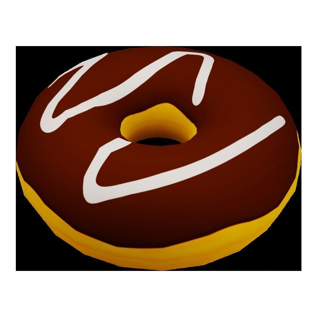 Some Foods Low Poly Low-poly 3D model_3