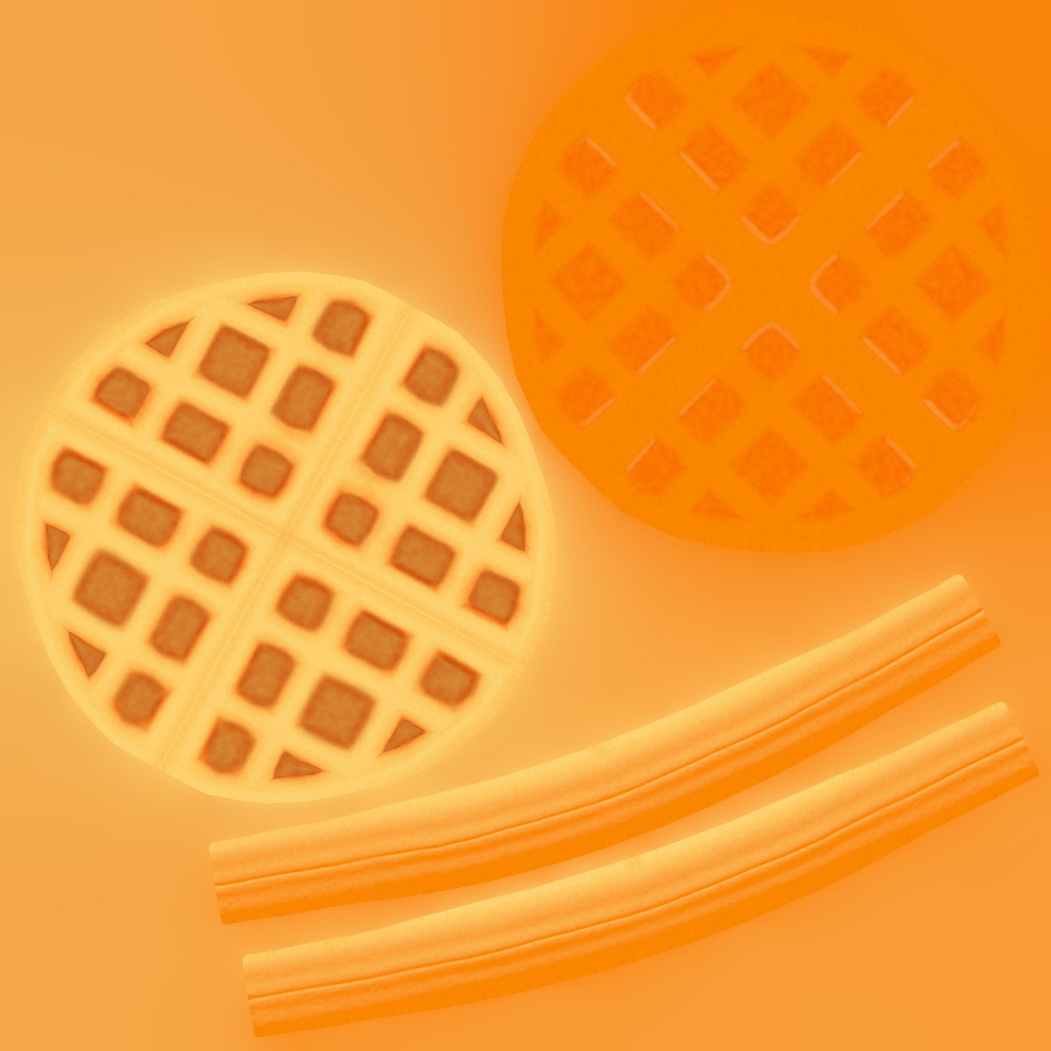 Some Foods Low Poly Low-poly 3D model_36