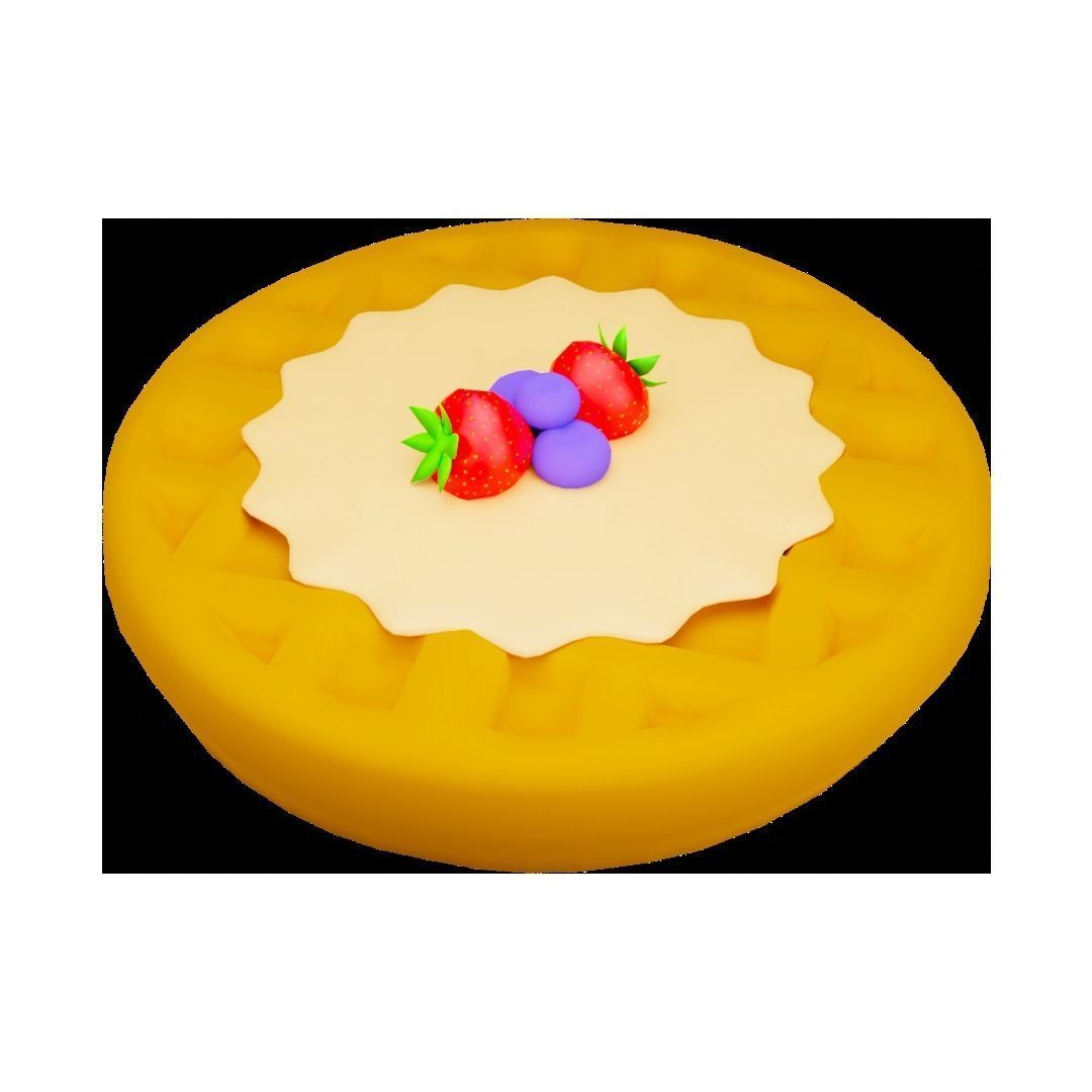 Some Foods Low Poly Low-poly 3D model_19