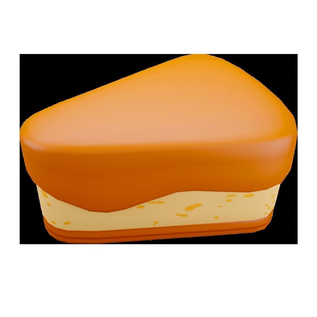 Some Foods Low Poly Low-poly 3D model_8