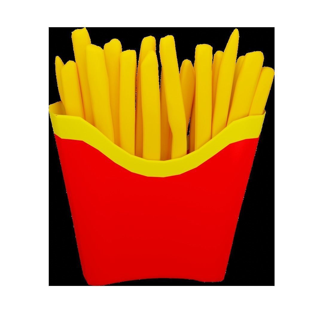 Some Foods Low Poly Low-poly 3D model_11