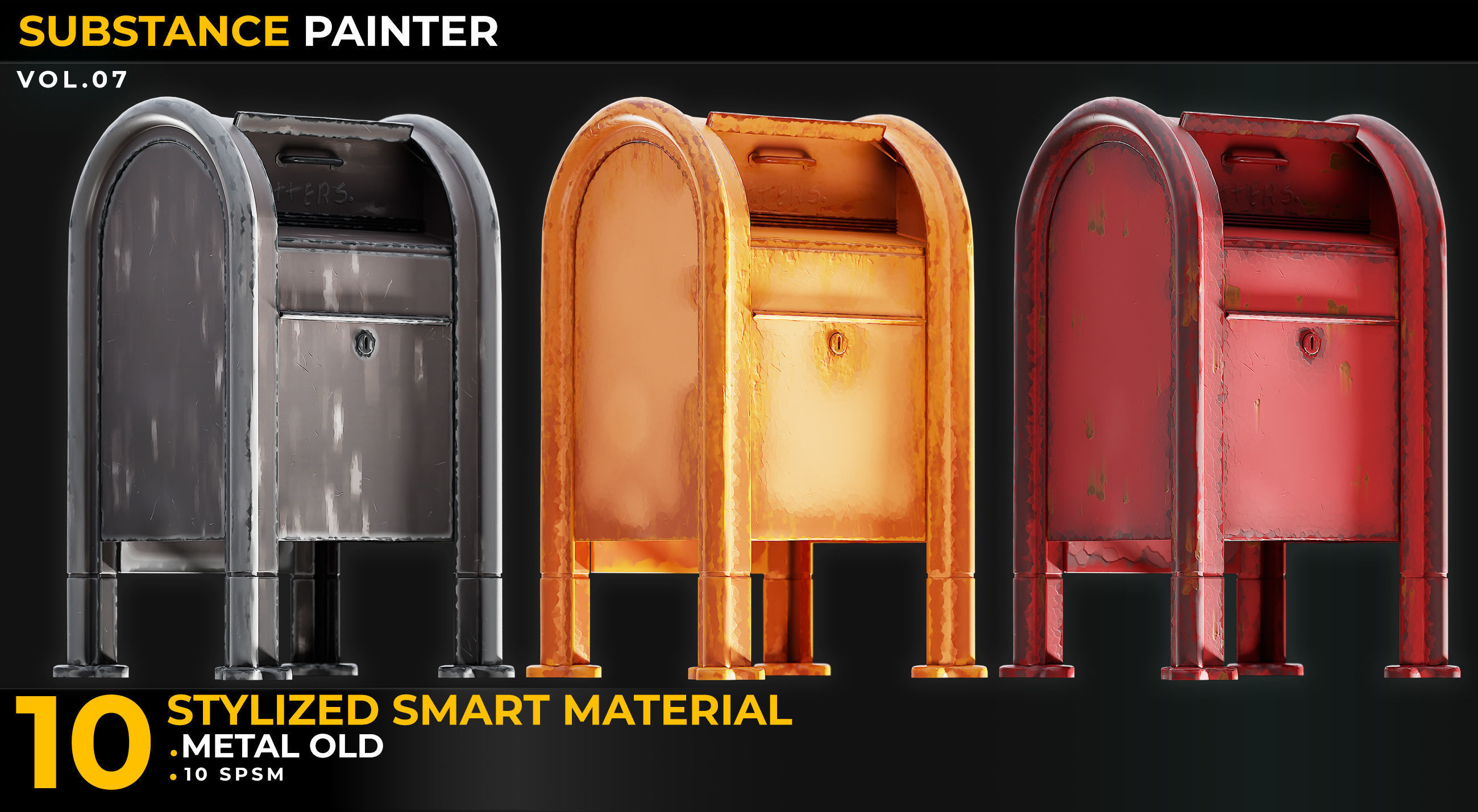 10 Stylized Smart Materials Metal Old Vol 07 Texture_1