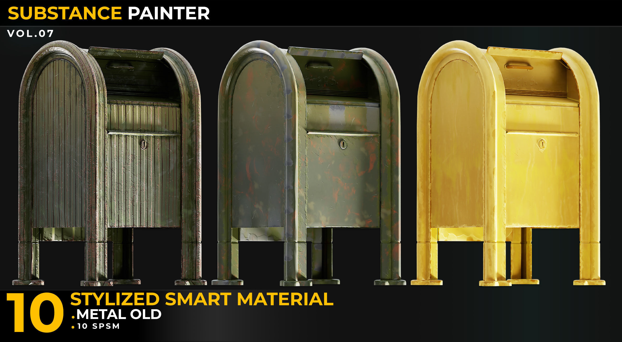 10 Stylized Smart Materials Metal Old Vol 07 Texture_2