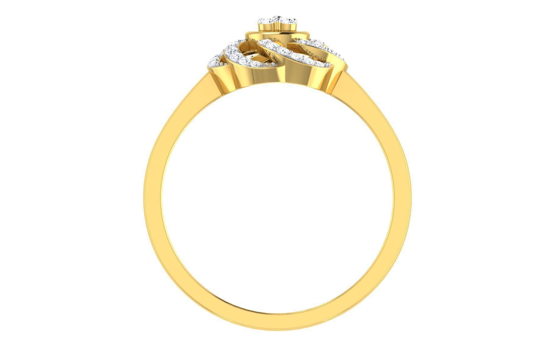 Ultra light wt Women Ring 3dm stl renders details 3D print model_9