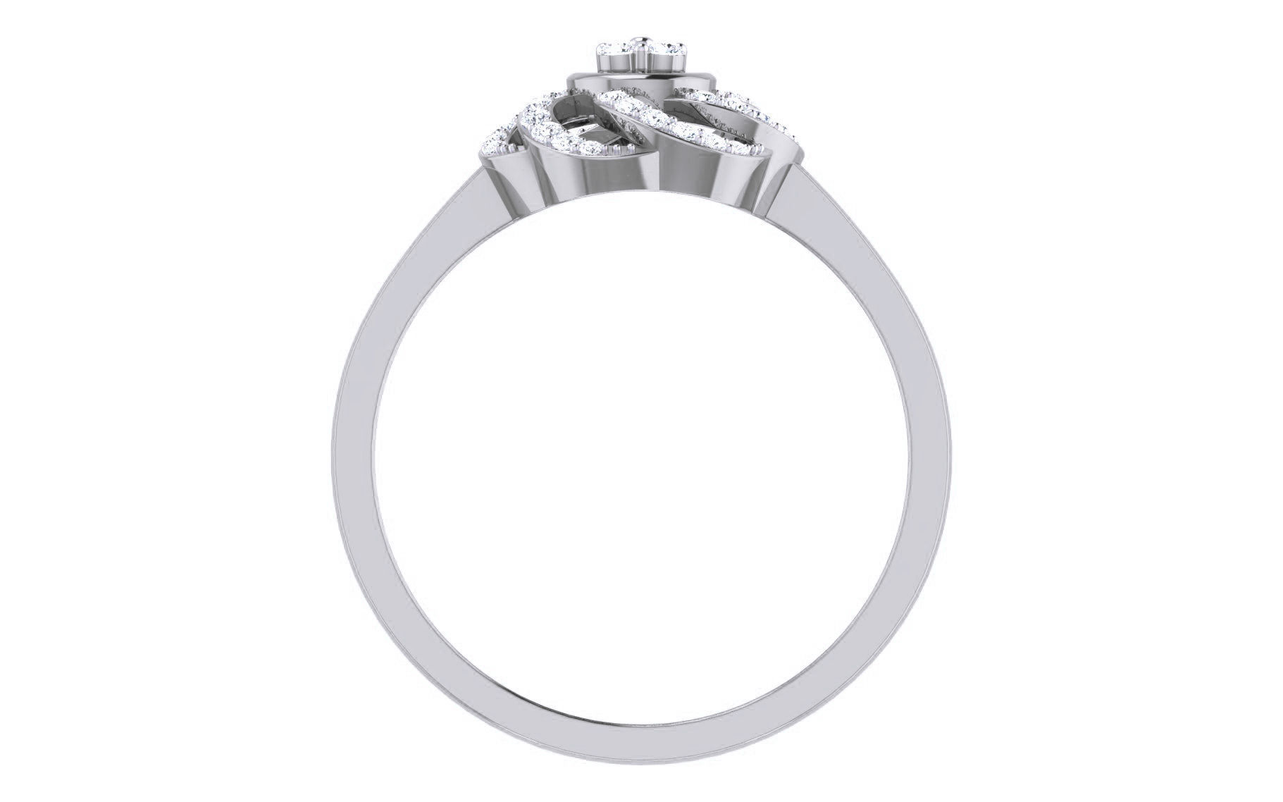 Ultra light wt Women Ring 3dm stl renders details 3D print model_8