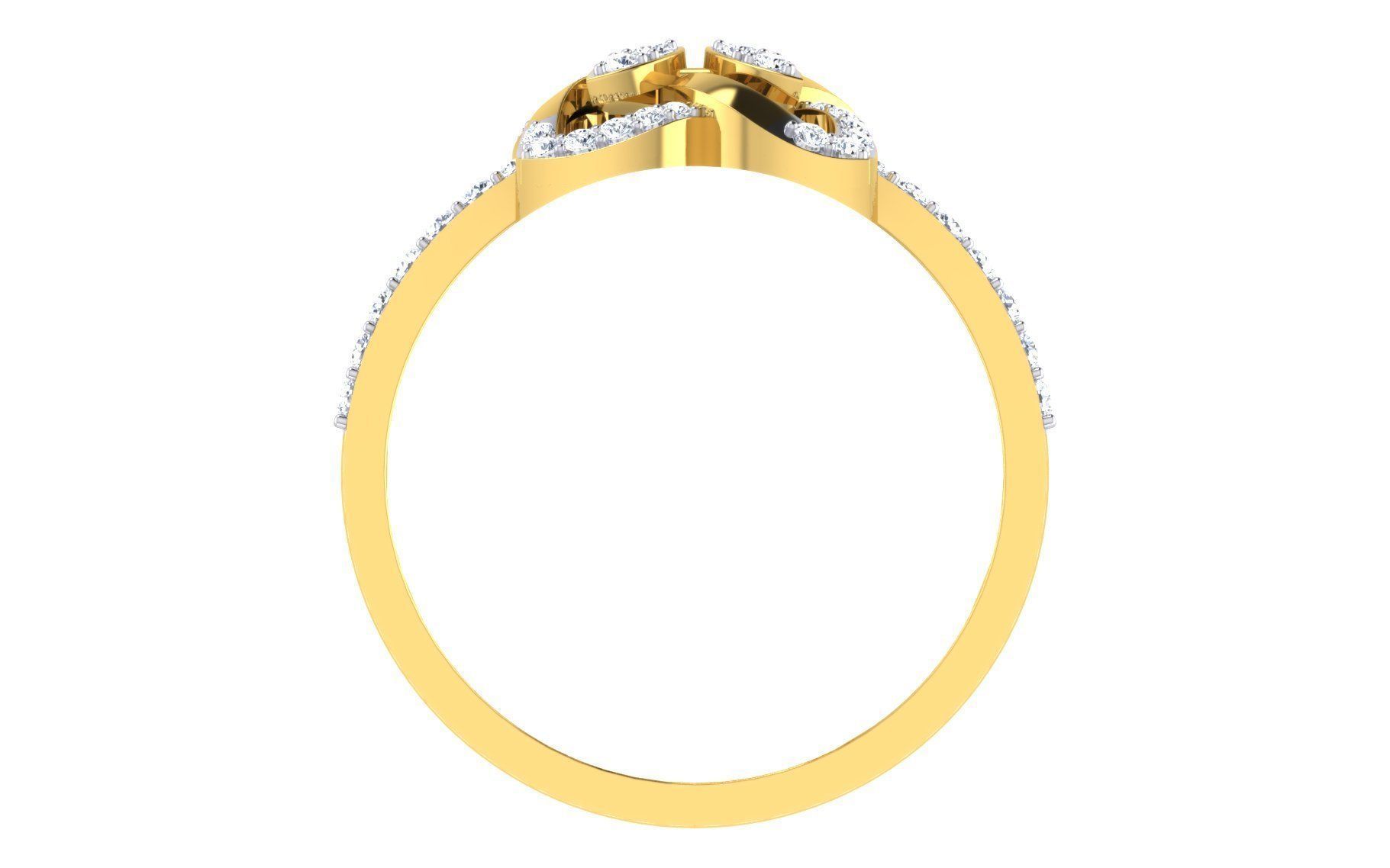 Ultra light wt Women Ring 3dm stl renders details 3D print model_4