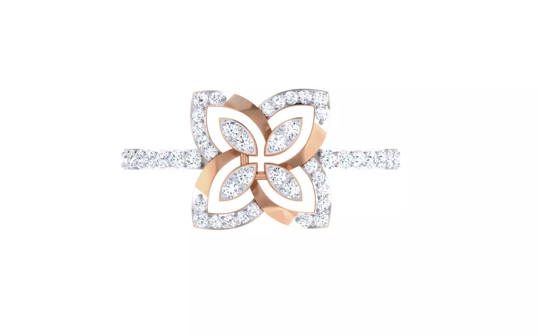 Ultra light wt Women Ring 3dm stl renders details 3D print model_0