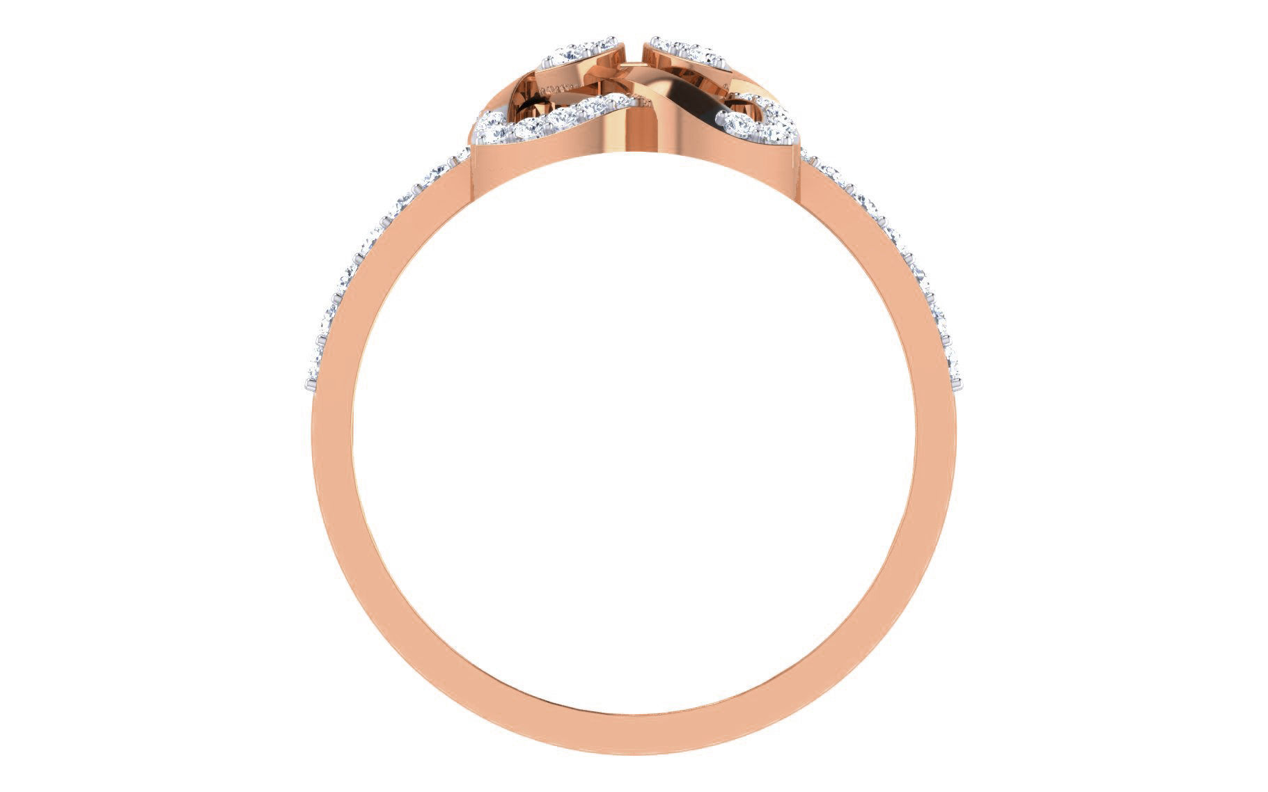 Ultra light wt Women Ring 3dm stl renders details 3D print model_8