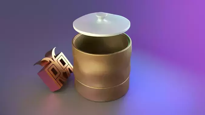 Cylindrical deform container