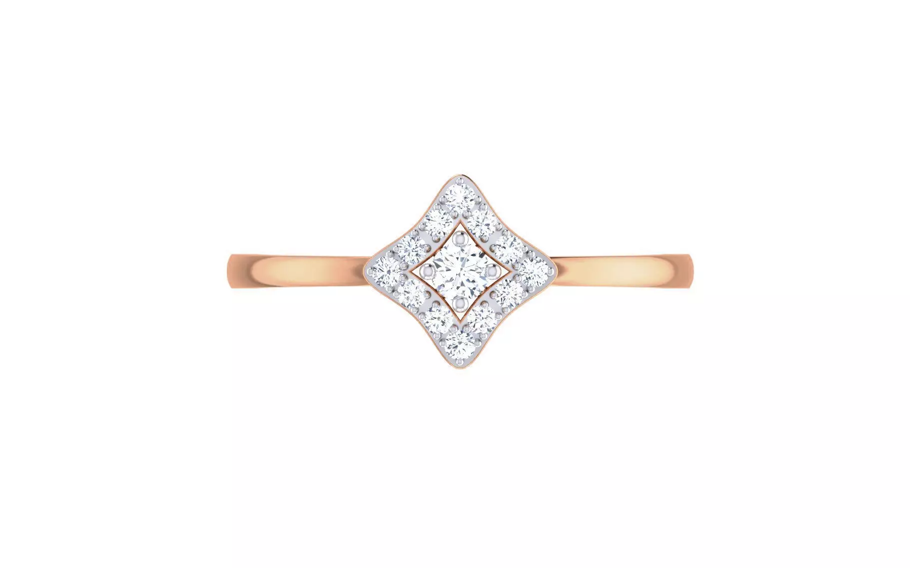 Ultra light wt Women Ring 3dm stl renders details 3D print model_0