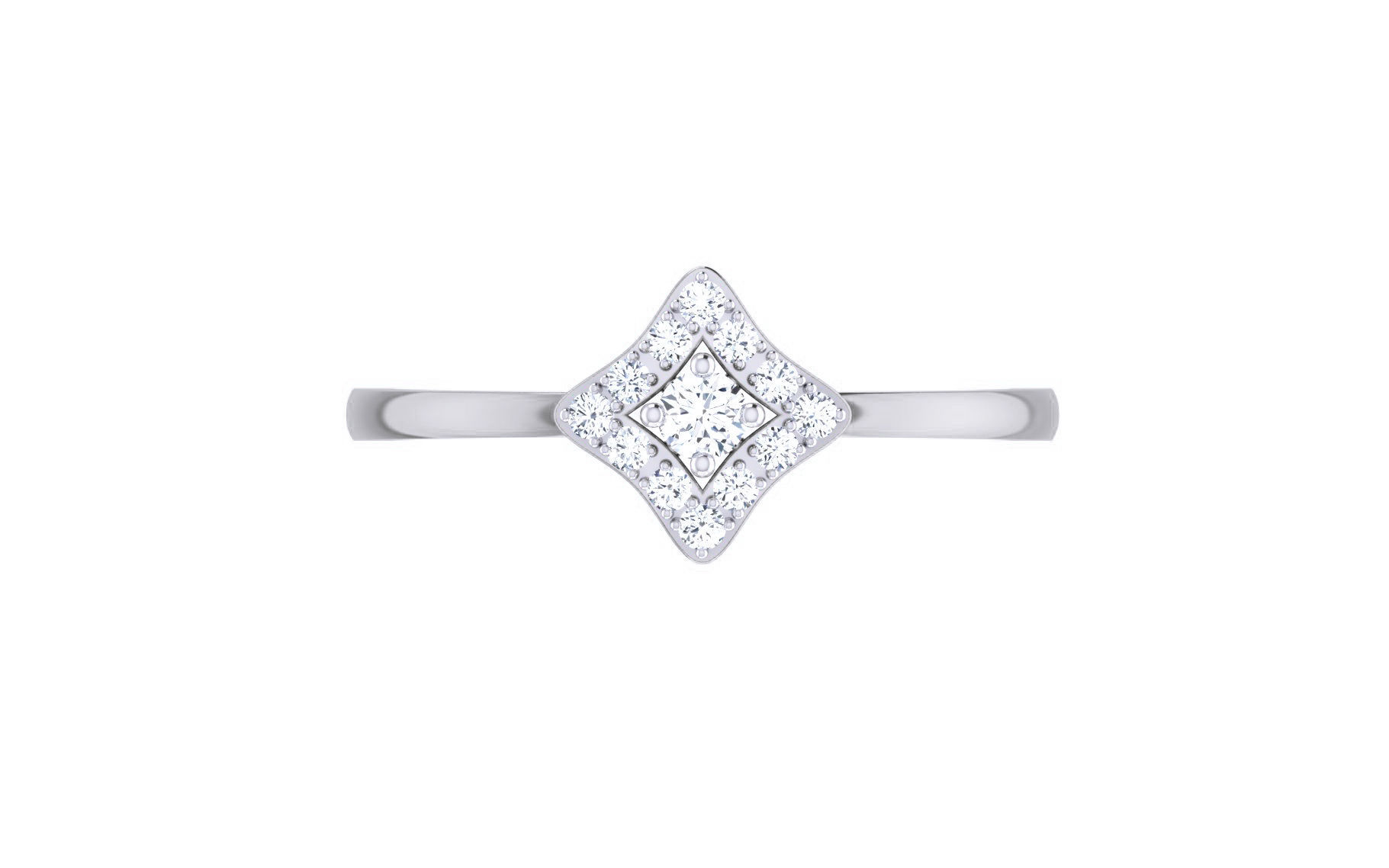 Ultra light wt Women Ring 3dm stl renders details 3D print model_2