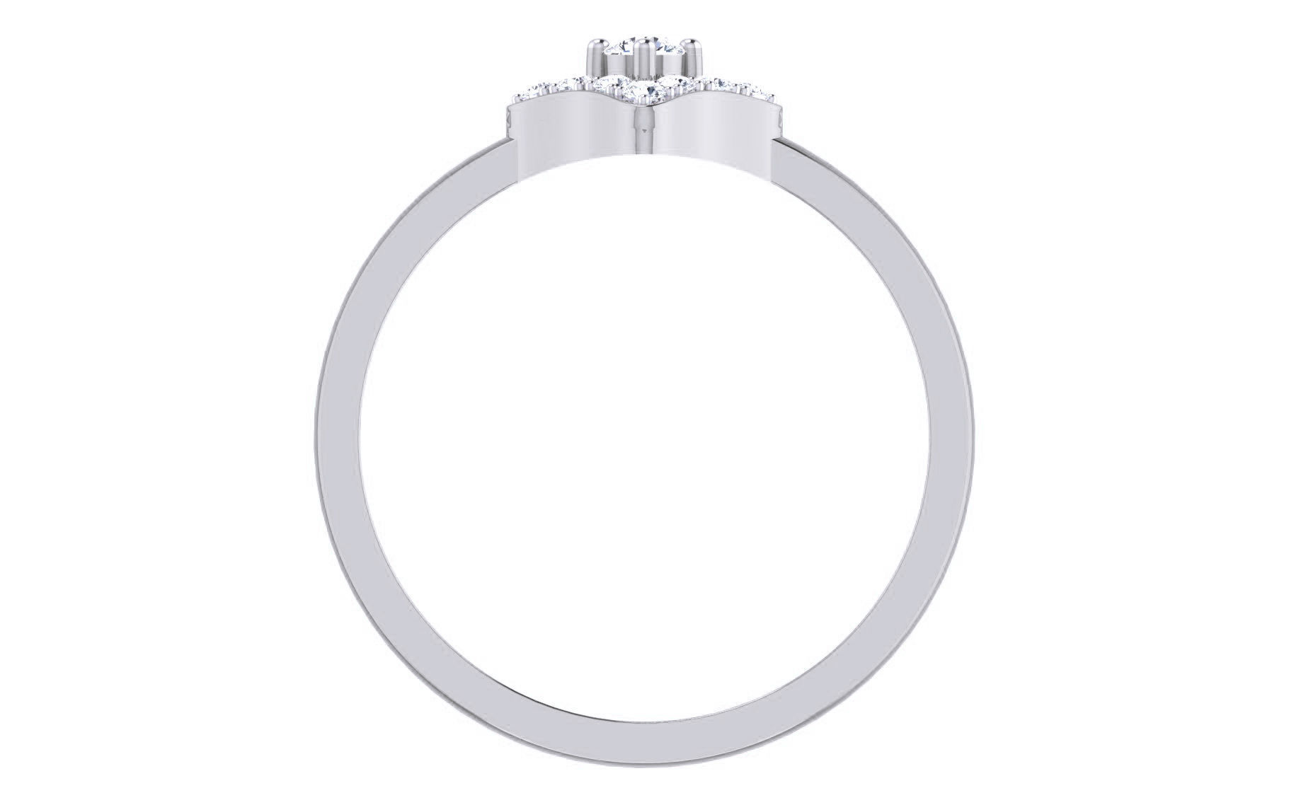 Ultra light wt Women Ring 3dm stl renders details 3D print model_4