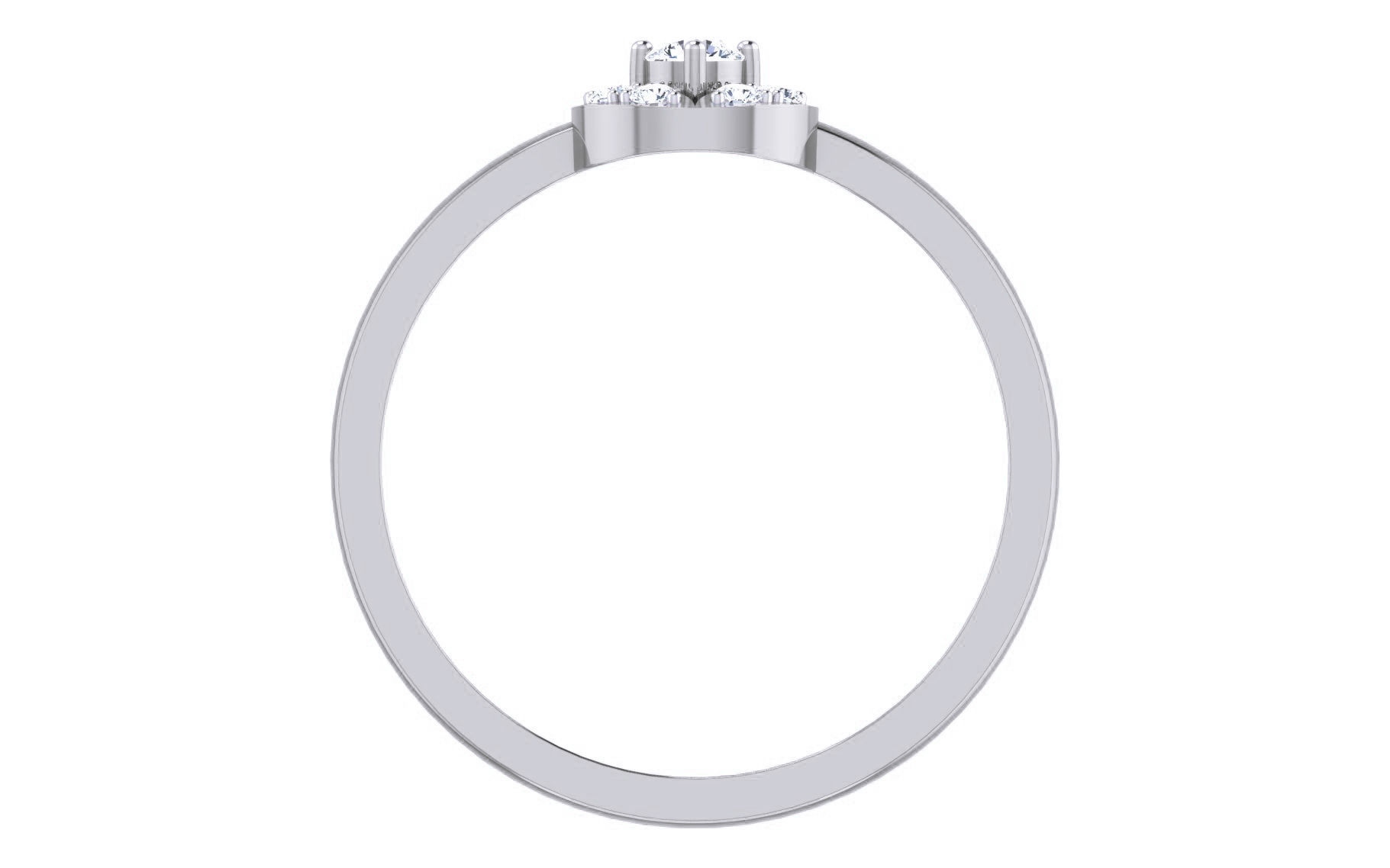 Ultra light wt Women Ring 3dm stl renders details 3D print model_11