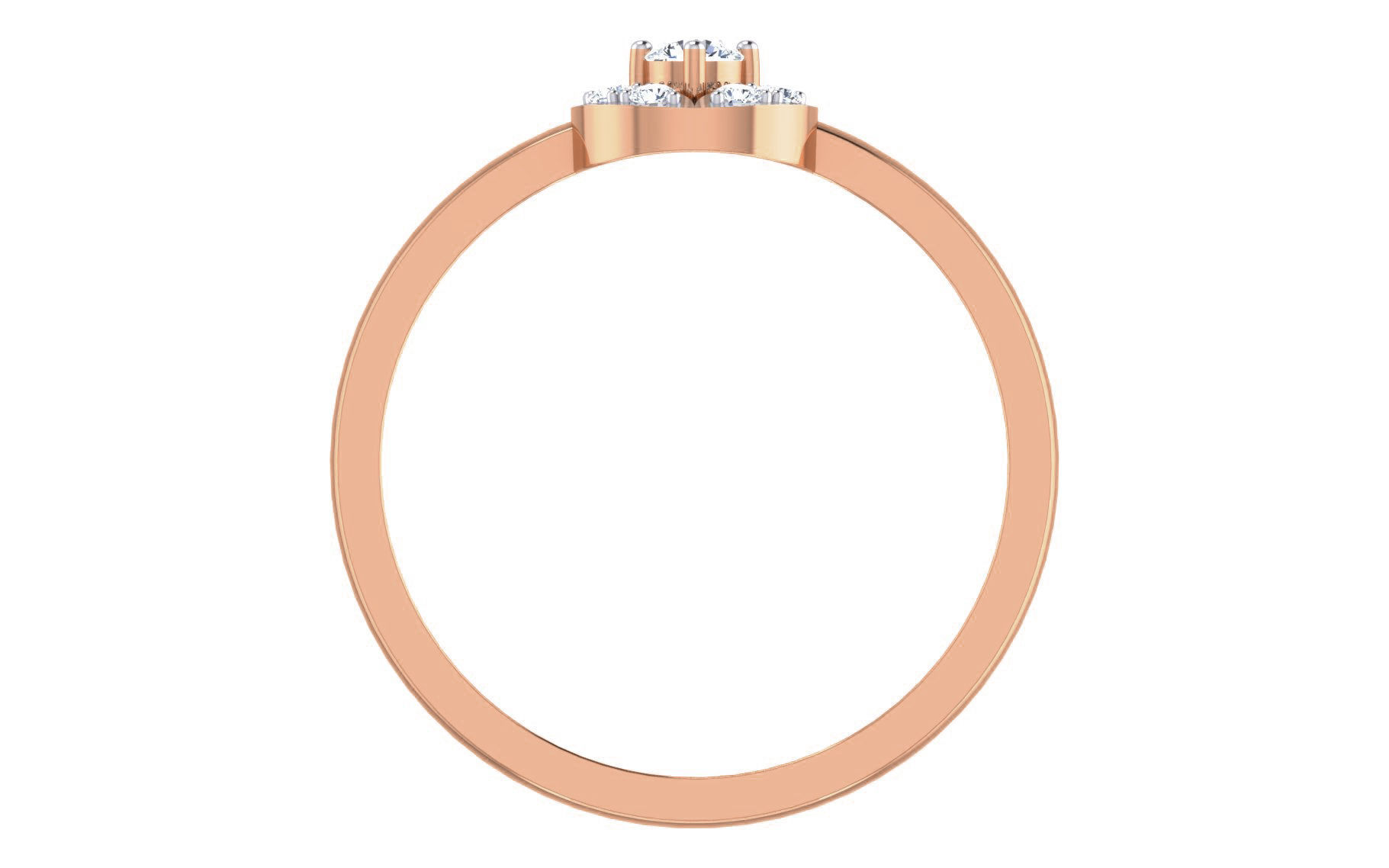 Ultra light wt Women Ring 3dm stl renders details 3D print model_3