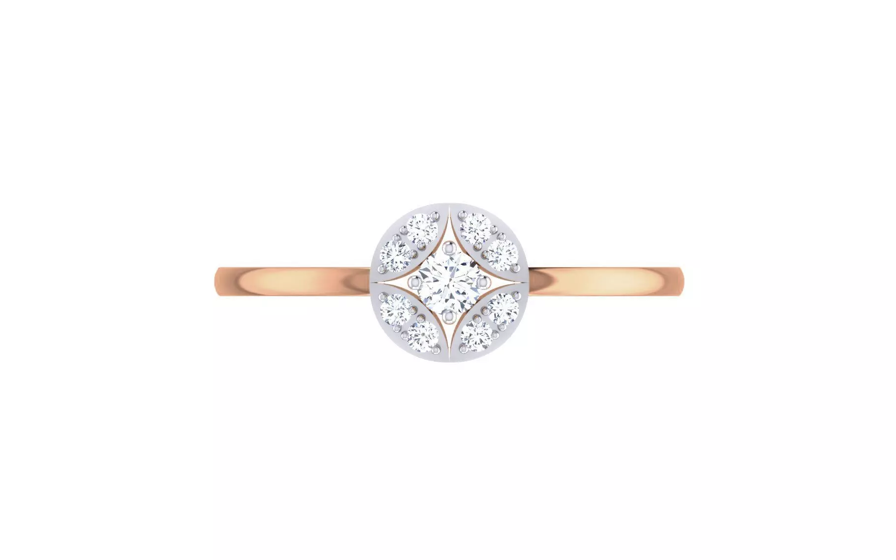 Ultra light wt Women Ring 3dm stl renders details 3D print model_0