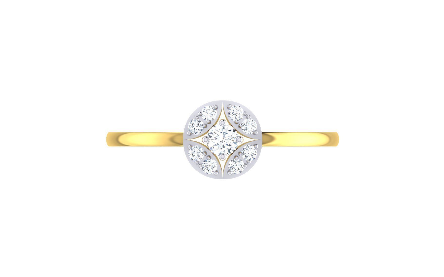 Ultra light wt Women Ring 3dm stl renders details 3D print model_5