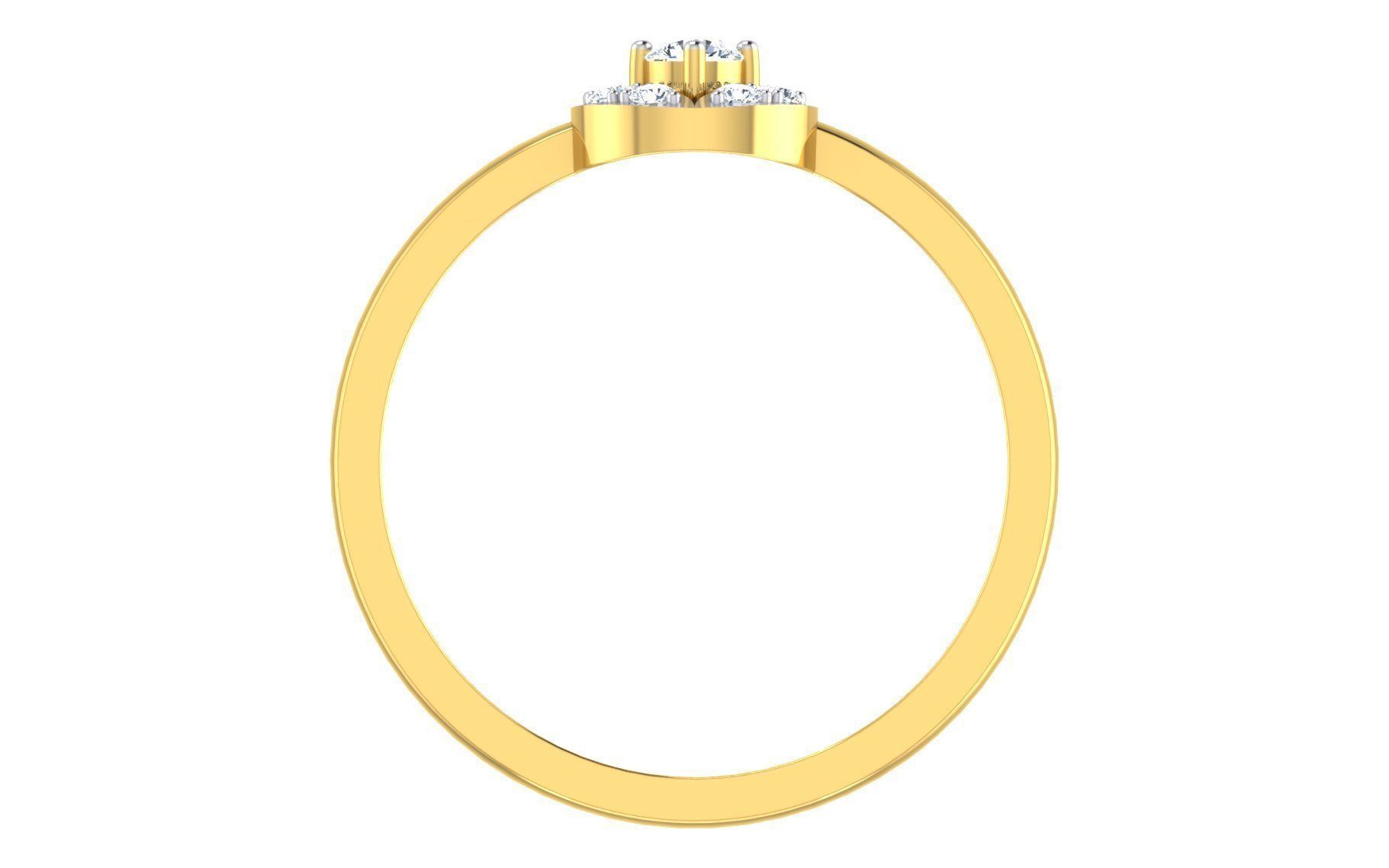 Ultra light wt Women Ring 3dm stl renders details 3D print model_9