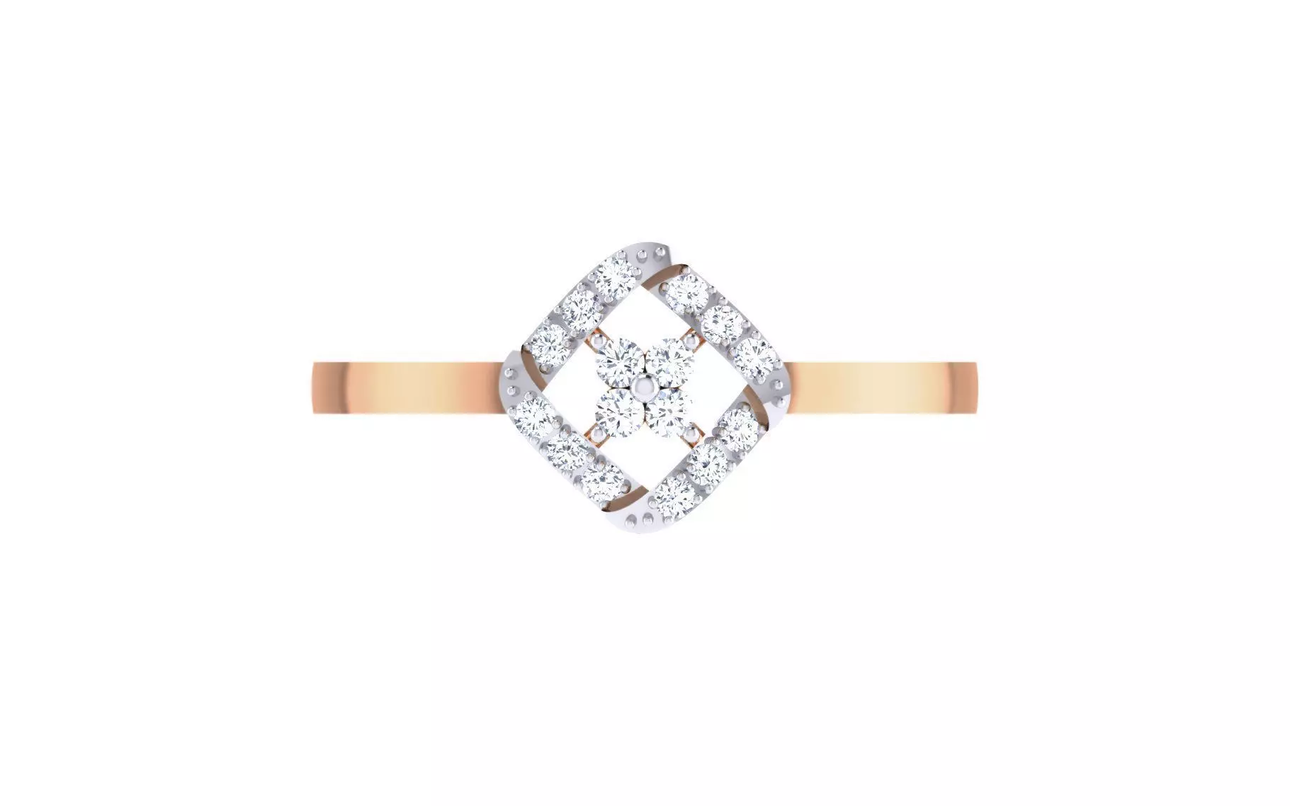 Ultra light wt Women Ring 3dm stl renders details 3D print model_0