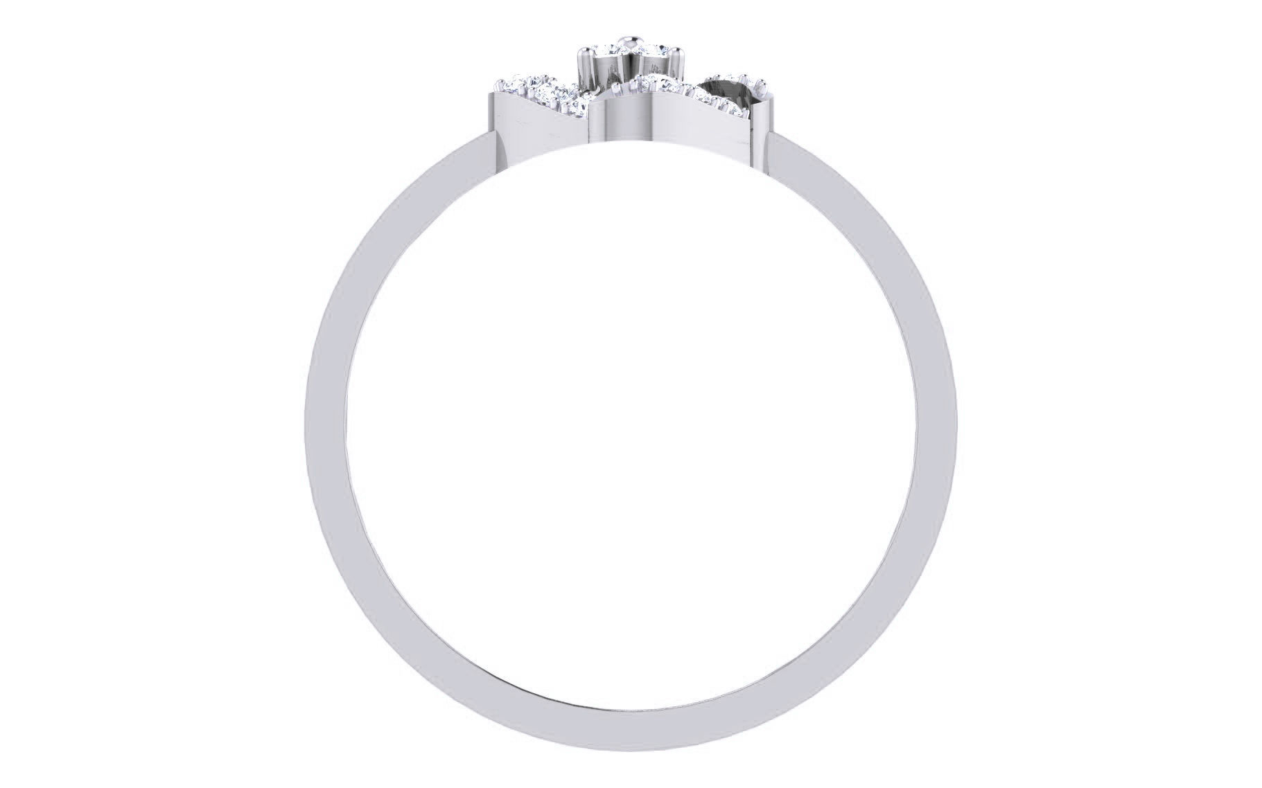 Ultra light wt Women Ring 3dm stl renders details 3D print model_10