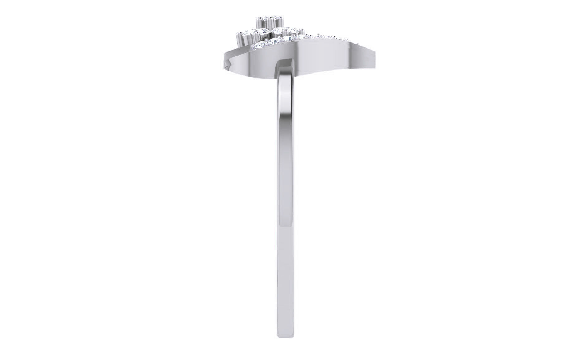 Ultra light wt Women Ring 3dm stl renders details 3D print model_8