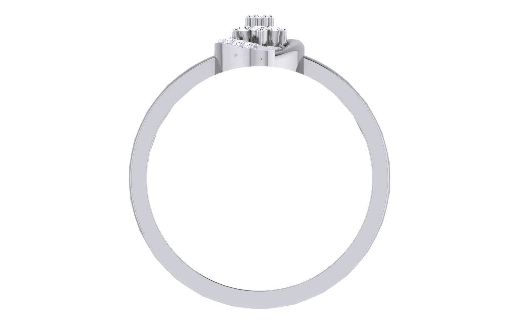 Ultra light wt Women Ring 3dm stl renders details 3D print model_10