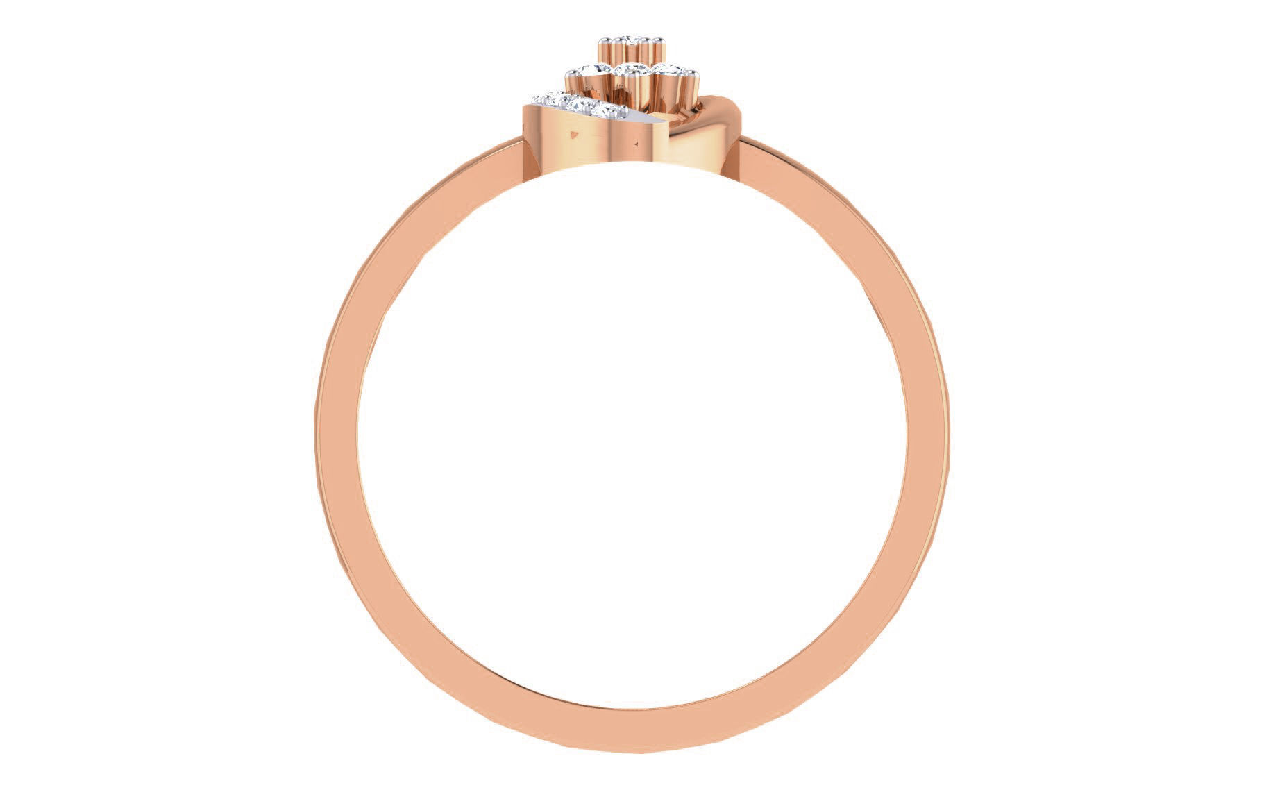 Ultra light wt Women Ring 3dm stl renders details 3D print model_6