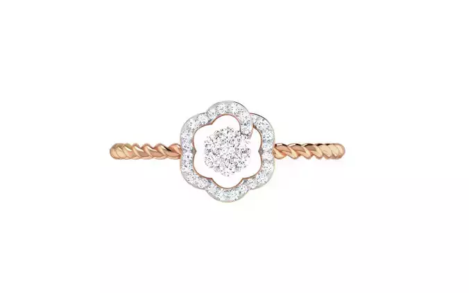 Ultra light wt Women Ring 3dm stl renders details