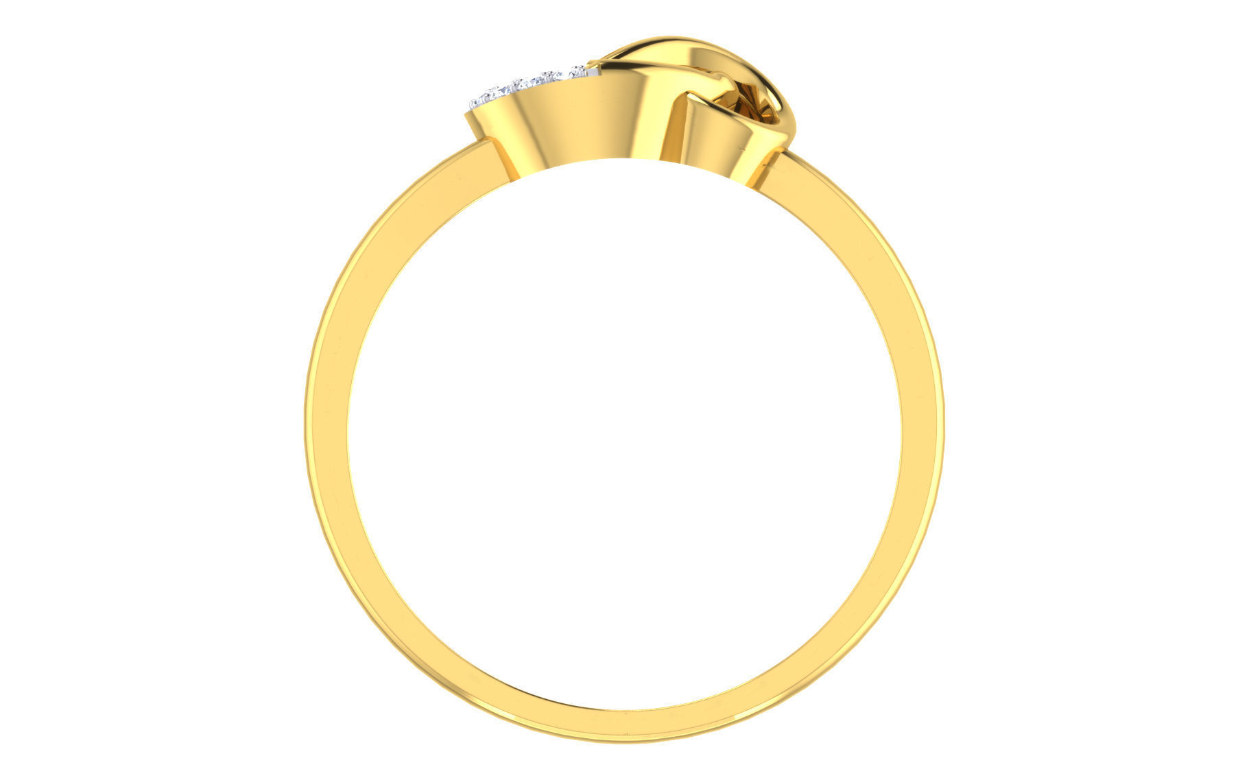 Ultra light wt Women Ring 3dm stl renders details 3D print model_3