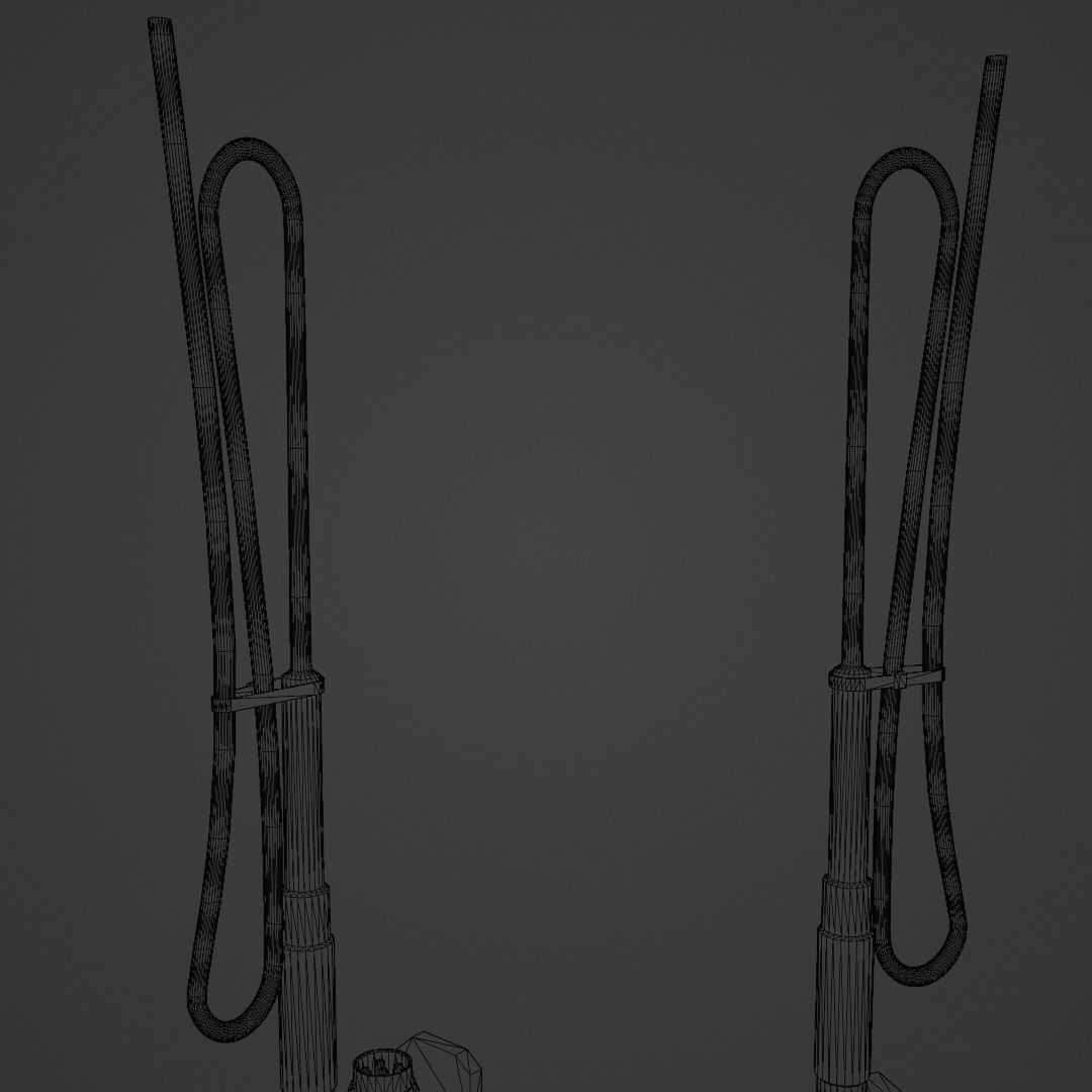 GAMEready military walkie-talkie or radio Low-poly 3D model_10