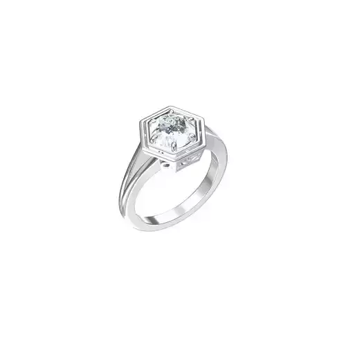 Antique Solitaire Ring