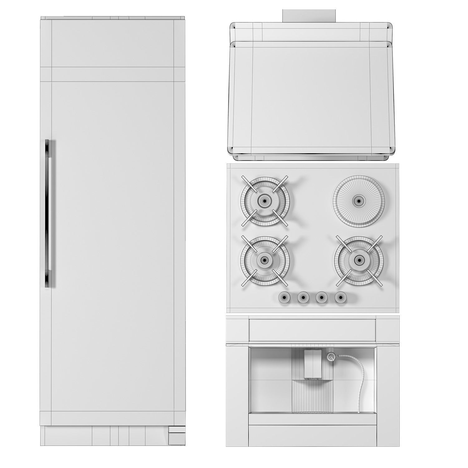maunfeld appliance set5 3D model_5