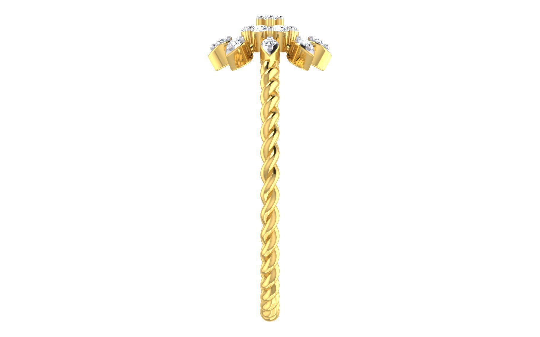 Ultra light wt Women Ring 3dm stl renders details 3D print model_7