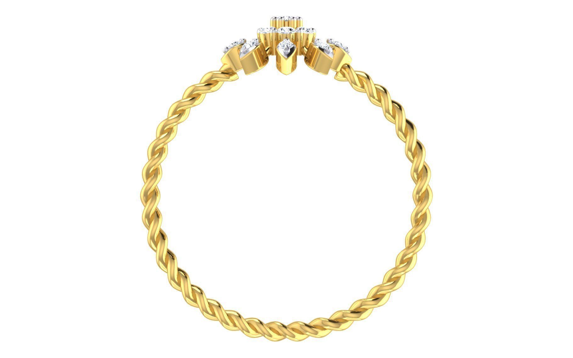 Ultra light wt Women Ring 3dm stl renders details 3D print model_9