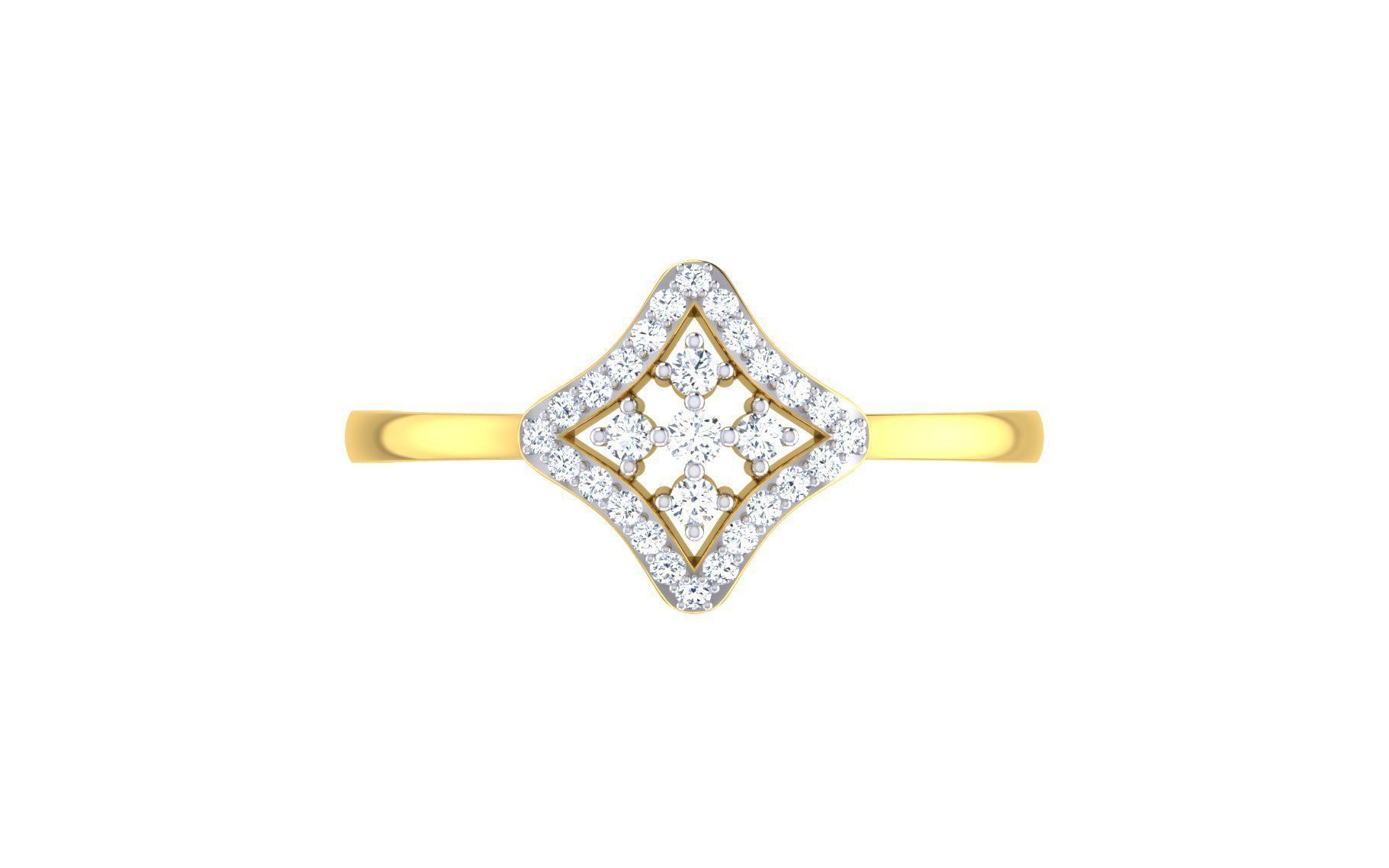 Ultra light wt Women Ring 3dm stl renders details 3D print model_9