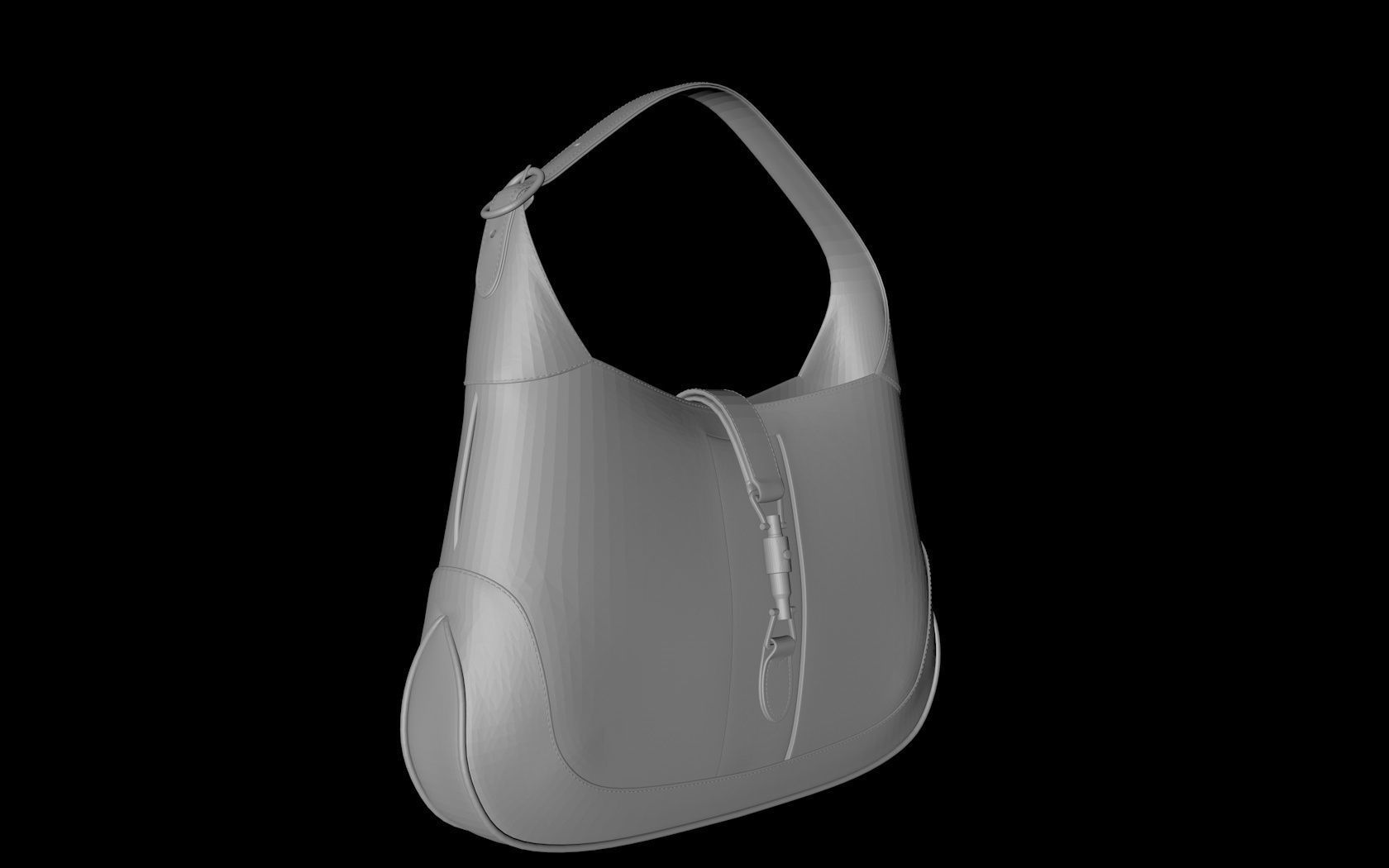 Jackie 1961 Medium Hobo stl 3D print model_1