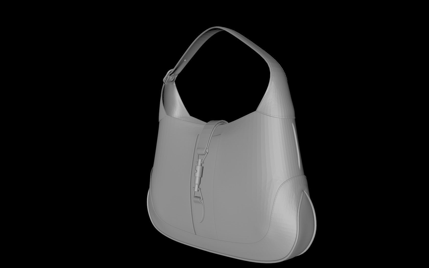 Jackie 1961 Medium Hobo stl 3D print model_7