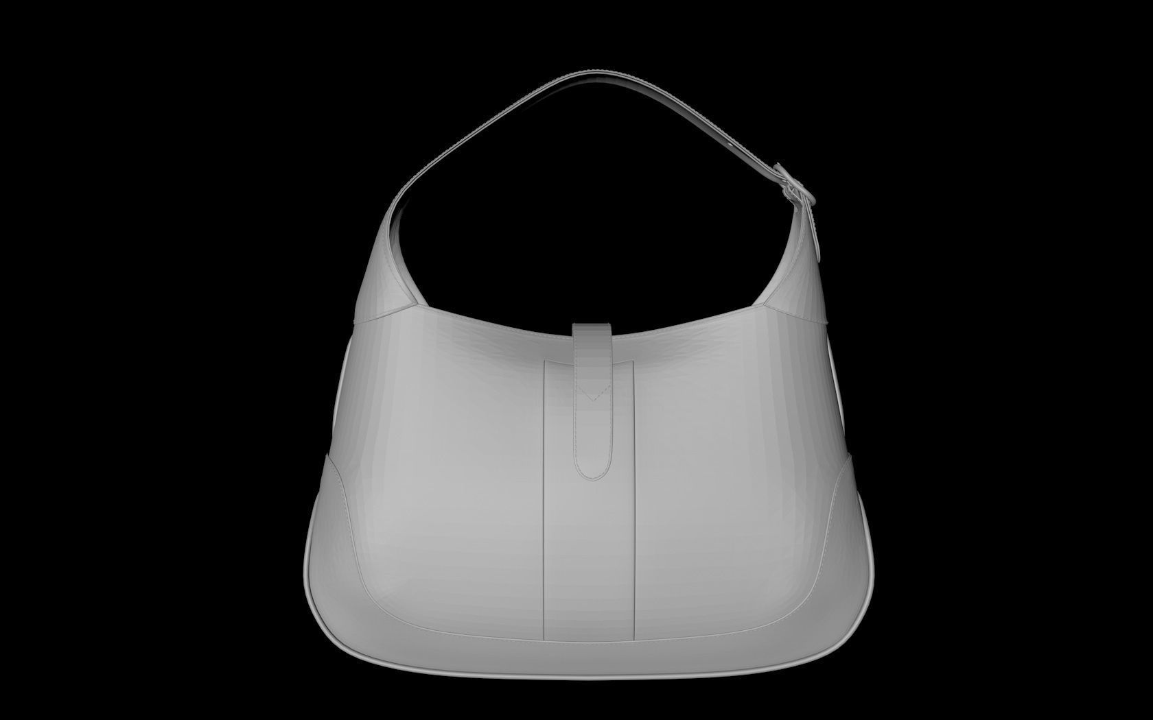 Jackie 1961 Medium Hobo stl 3D print model_4