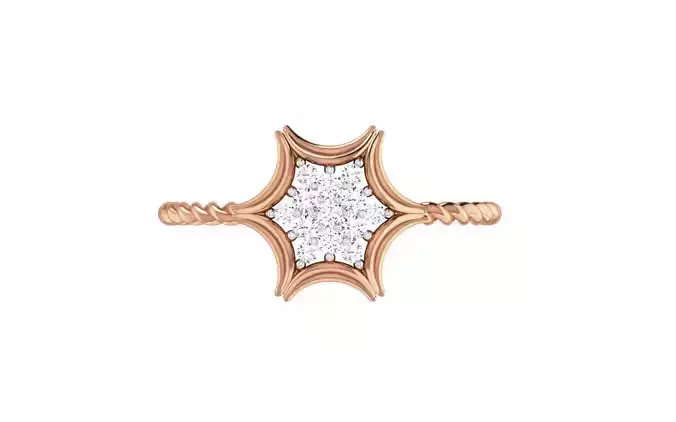 Ultra light wt Women Ring 3dm stl renders details 3D print model