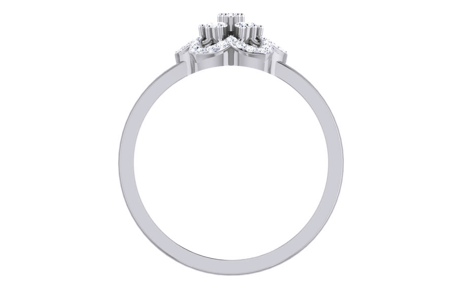 Ultra light wt Women Ring 3dm stl renders details 3D print model_7
