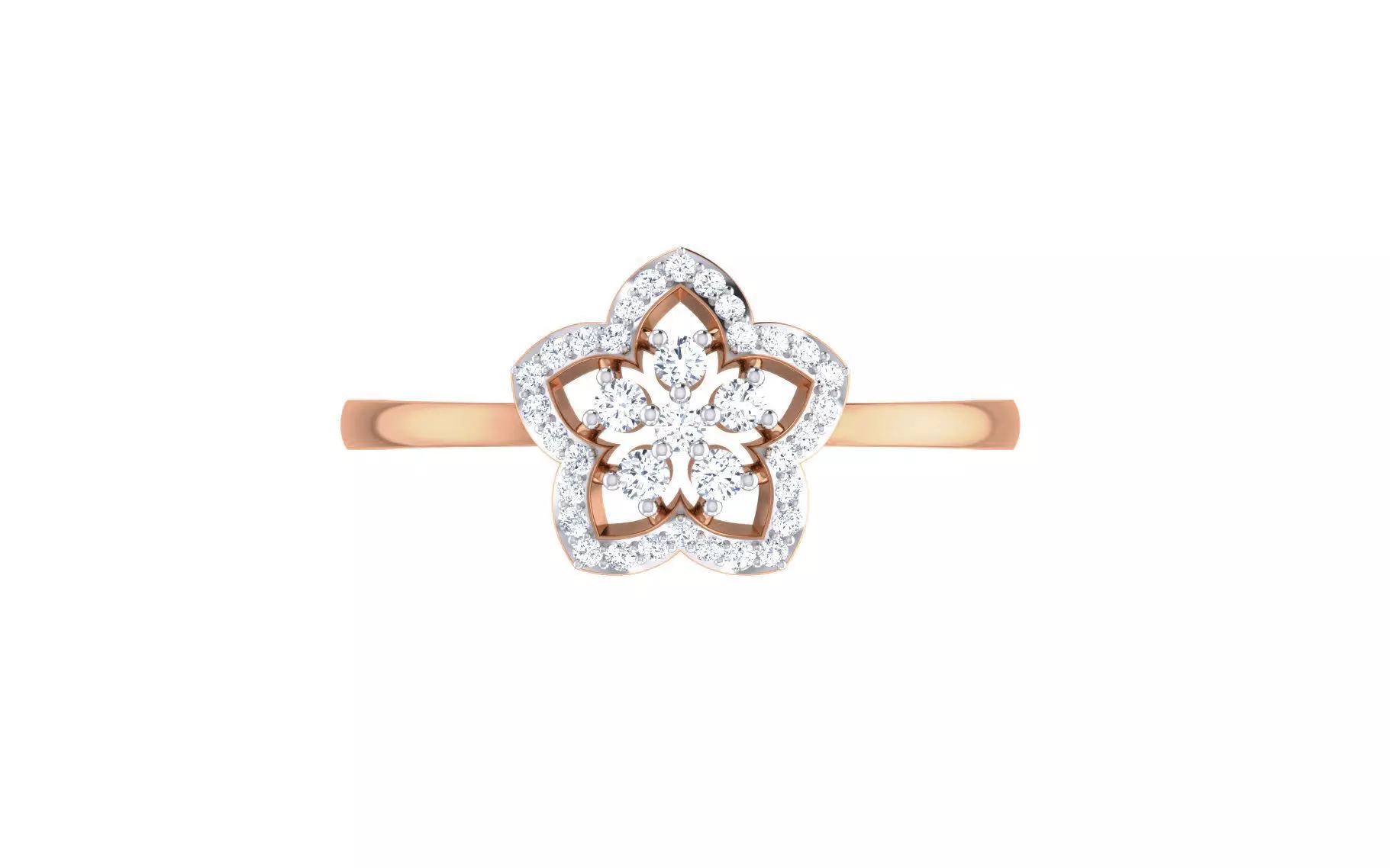 Ultra light wt Women Ring 3dm stl renders details 3D print model_0