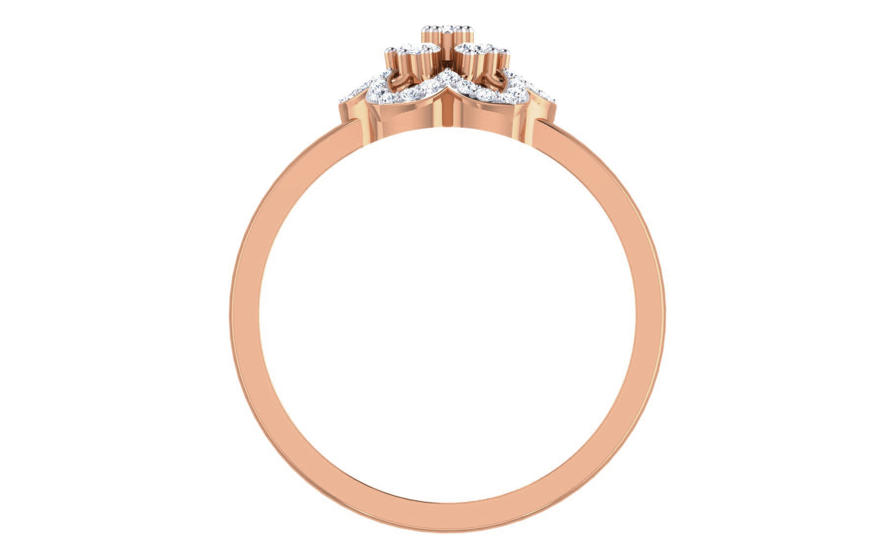 Ultra light wt Women Ring 3dm stl renders details 3D print model_8