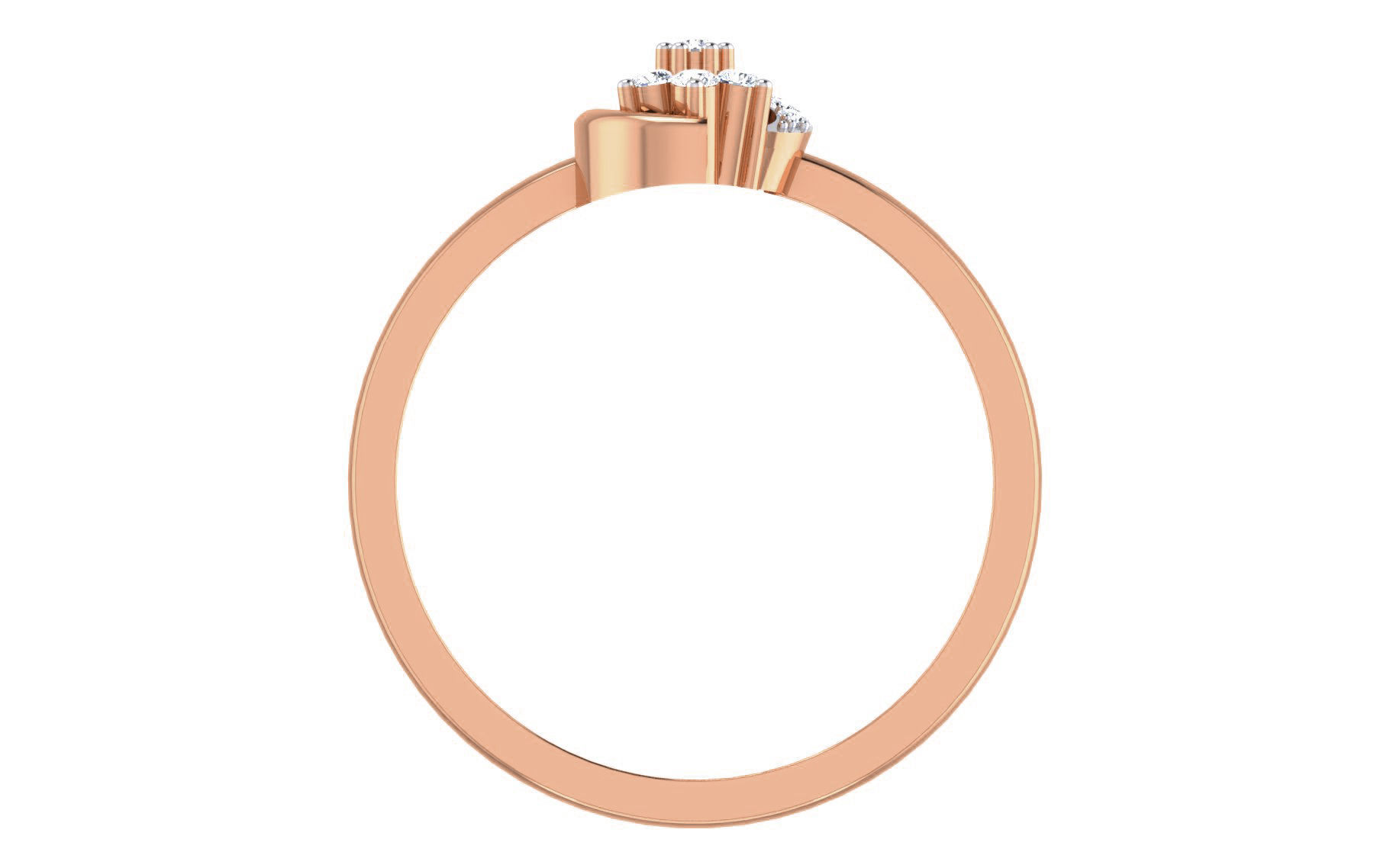 Ultra light wt Women Ring 3dm stl renders details  3D print model_6