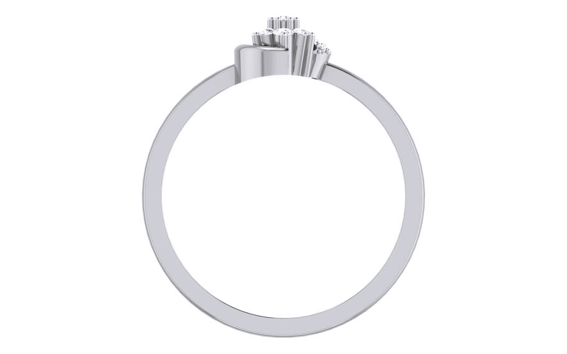 Ultra light wt Women Ring 3dm stl renders details  3D print model_8