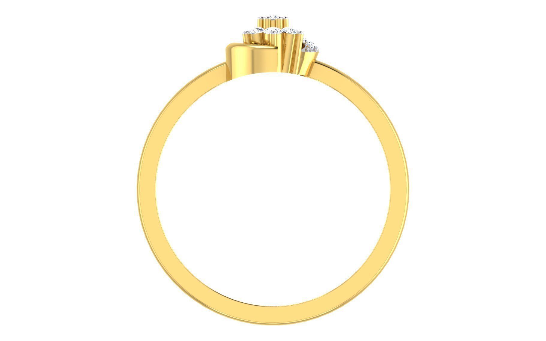 Ultra light wt Women Ring 3dm stl renders details  3D print model_9