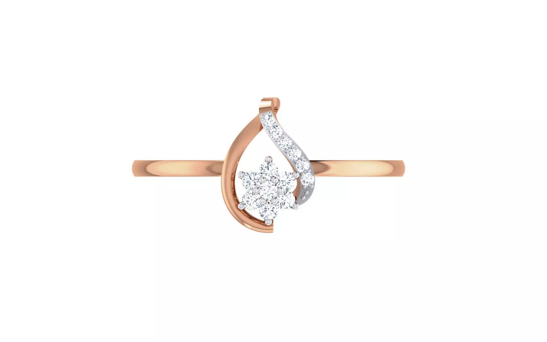 Ultra light wt Women Ring 3dm stl renders details  3D print model_0