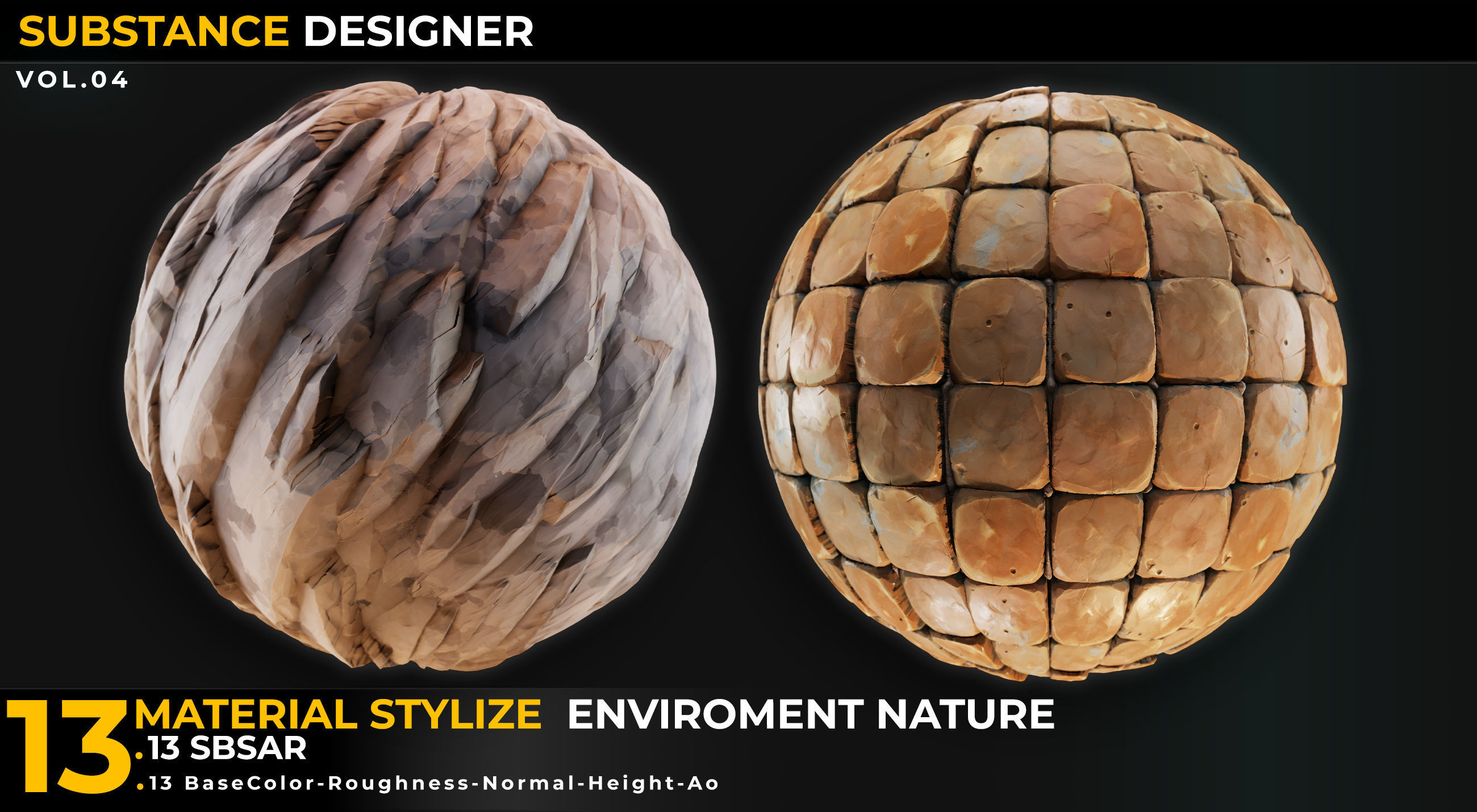 13 Material Stylize Nature Texture_4