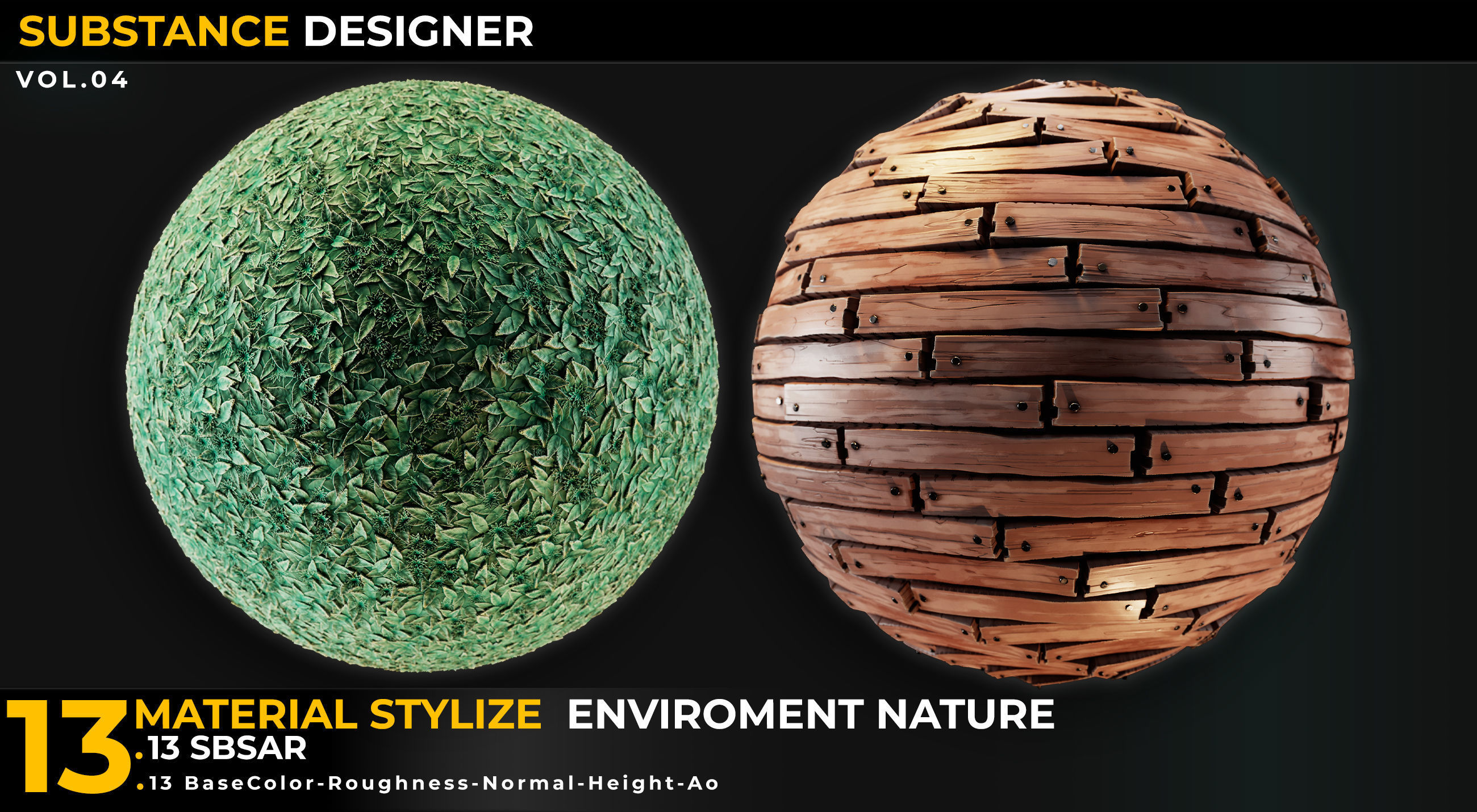 13 Material Stylize Nature Texture_3
