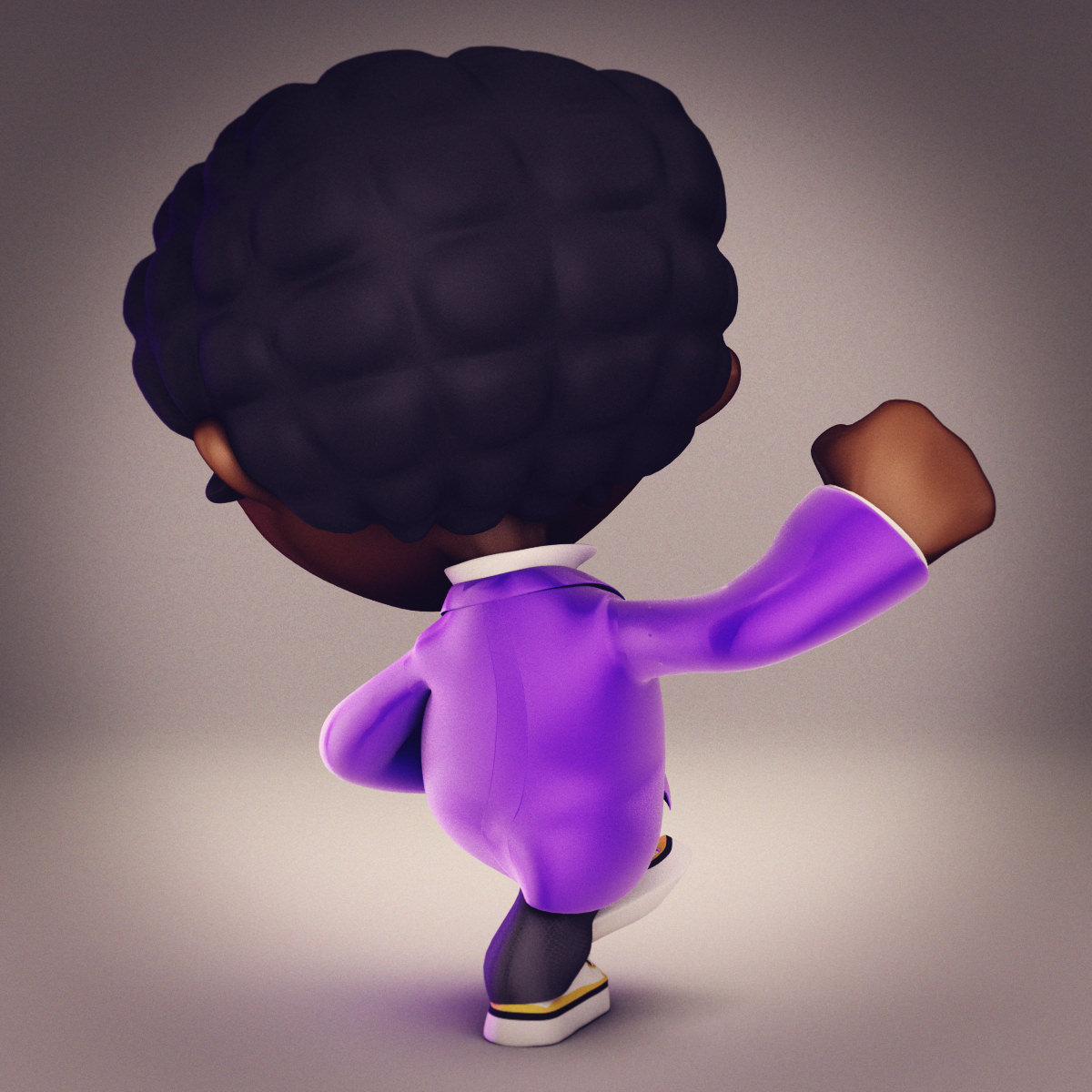 Kid 3 rigged 3D model_3