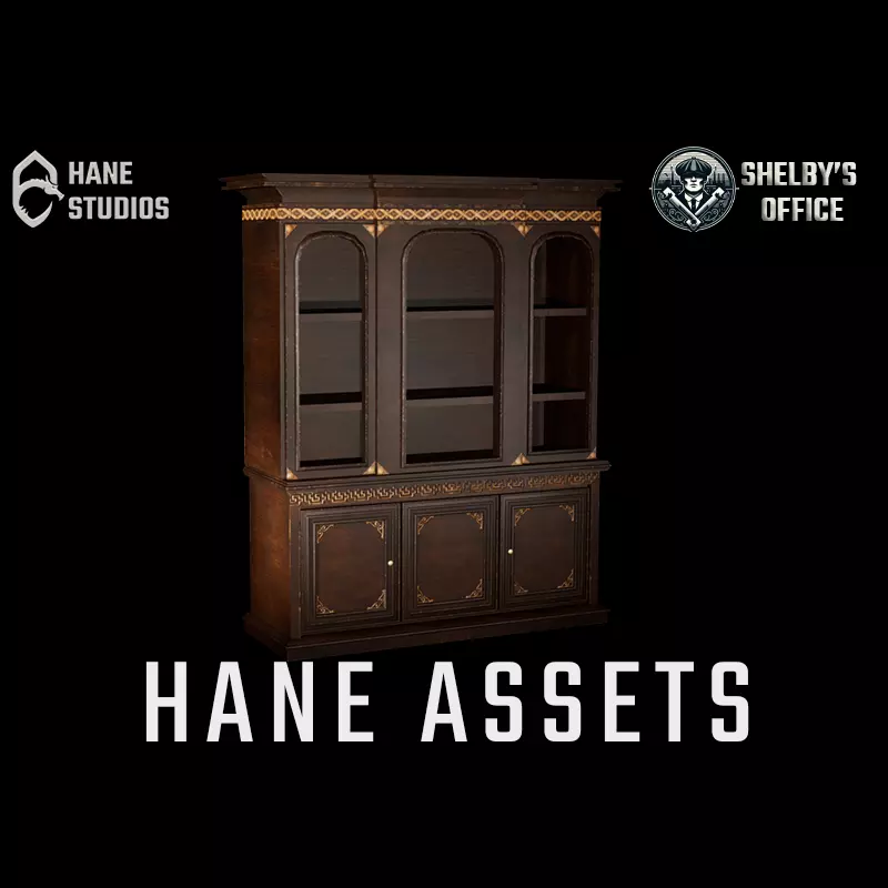 Vintage Stool - Classic Low-poly 3D model_0