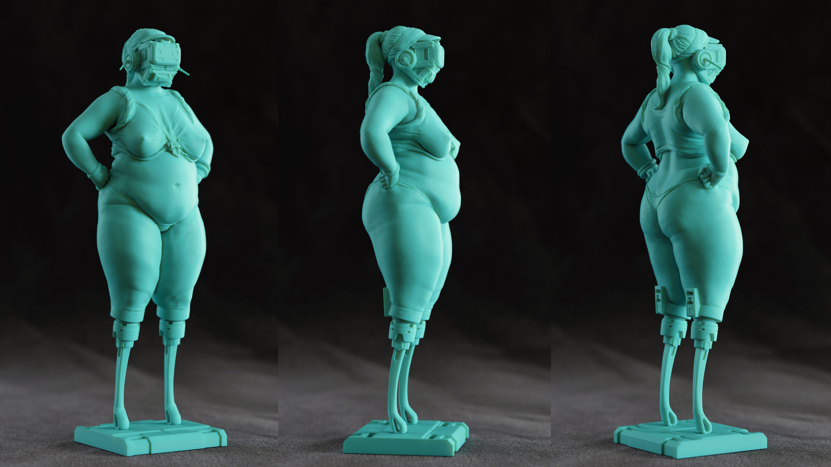 Venus of 2077 3D print model_2